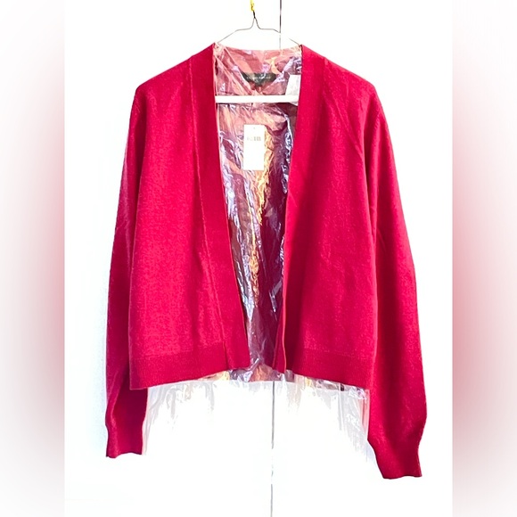 Banana Republic; NWT Cardigan Sweater. Rayon, Merino Wool, Nylon, Cashmere; XL - Picture 14 of 15